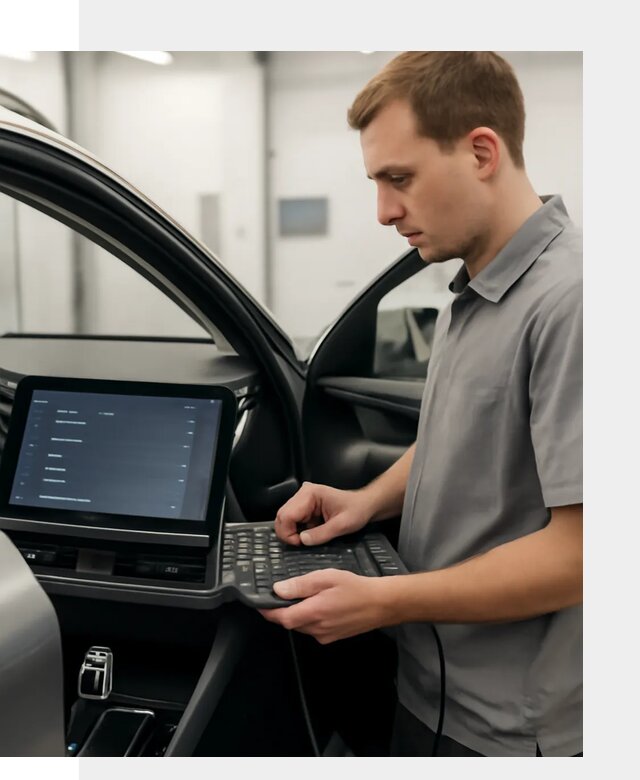 Русификация мультимедиа автомобилей Lynk Co в Симферополе